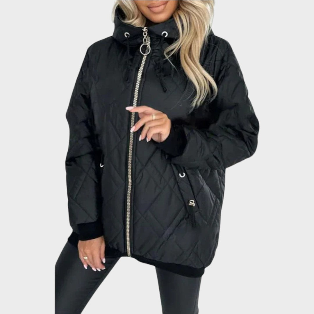 Paola | Quilted Jacket with Hood and Zip