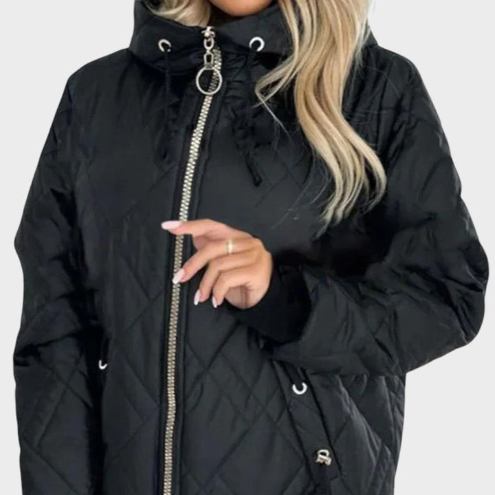 Paola | Quilted Jacket with Hood and Zip