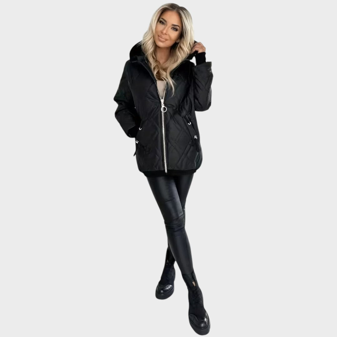 Paola | Quilted Jacket with Hood and Zip