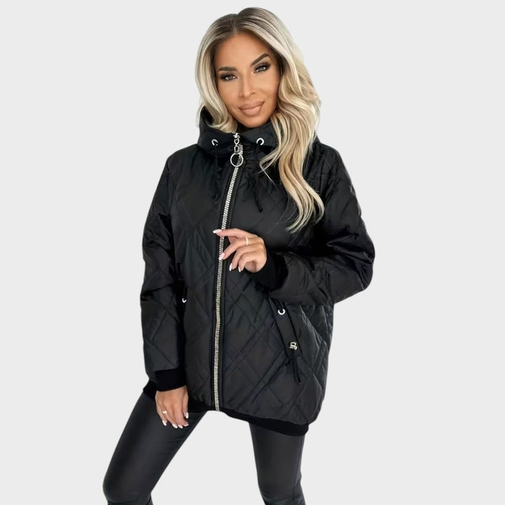 Paola | Quilted Jacket with Hood and Zip