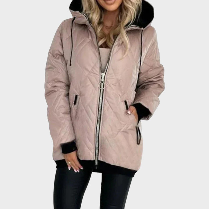 Paola | Quilted Jacket with Hood and Zip