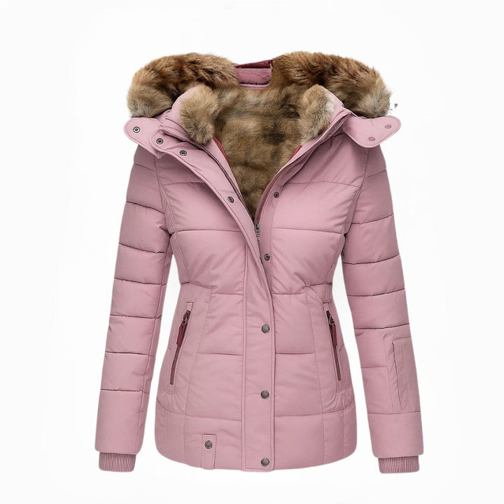 Valeria | Warm Winter Coat Lined with Fur