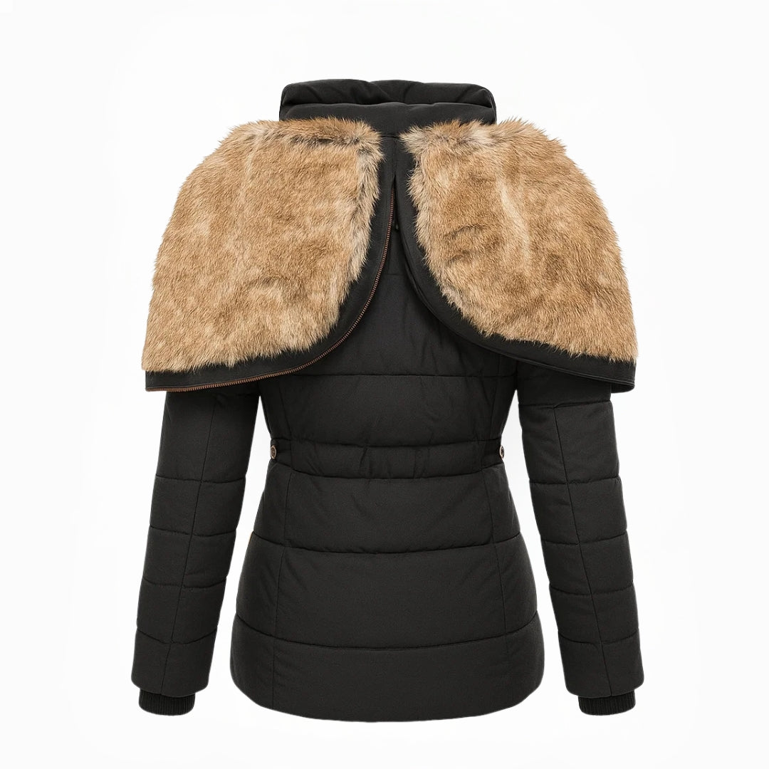 Valeria | Warm Winter Coat Lined with Fur