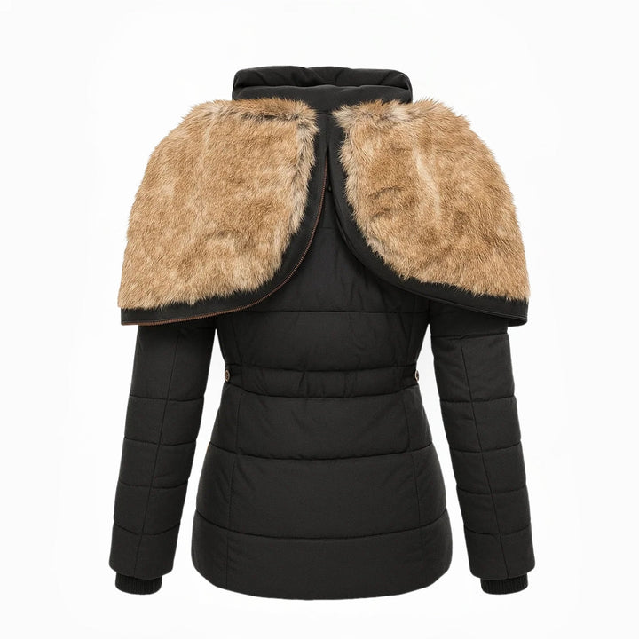 Valeria | Warm Winter Coat Lined with Fur