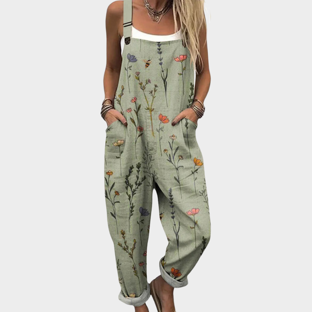 Lucie | Comfortable Printed Overalls