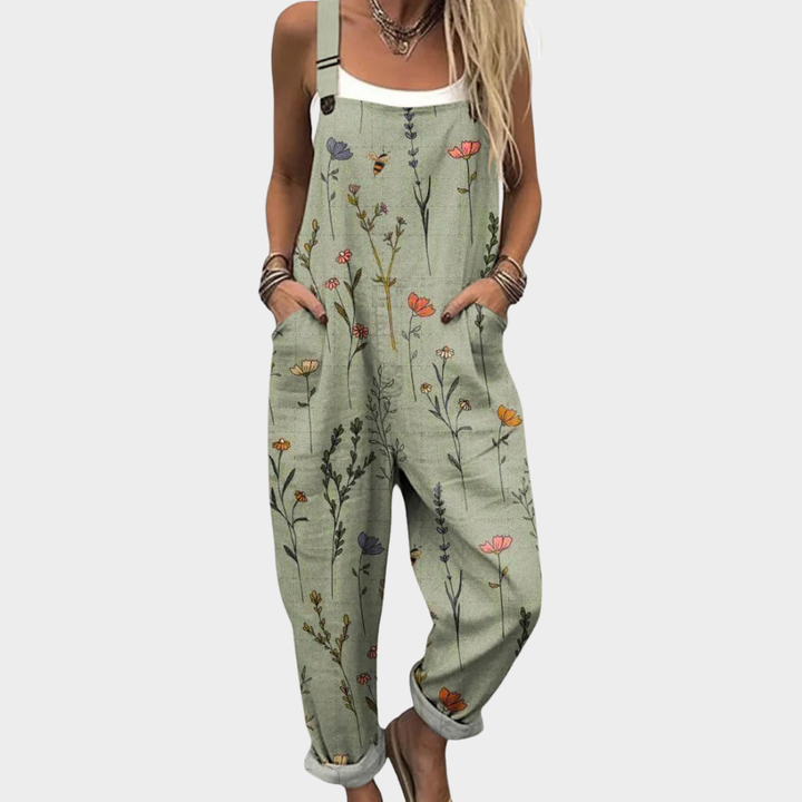 Lucie | Comfortable Printed Overalls