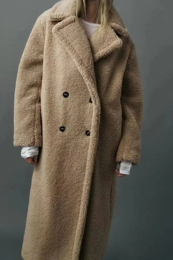 Martina | Long Teddy Coat