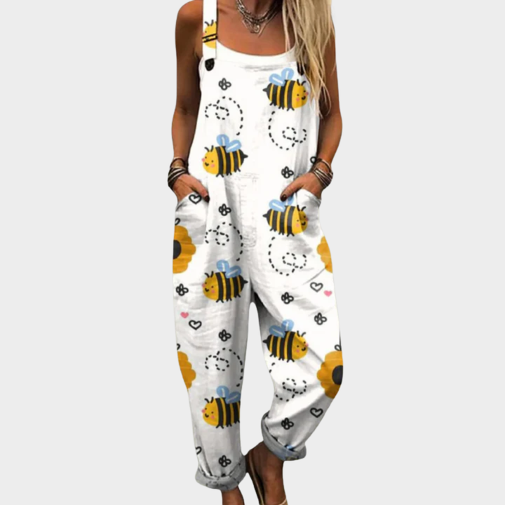April | Comfortable Printed Overalls
