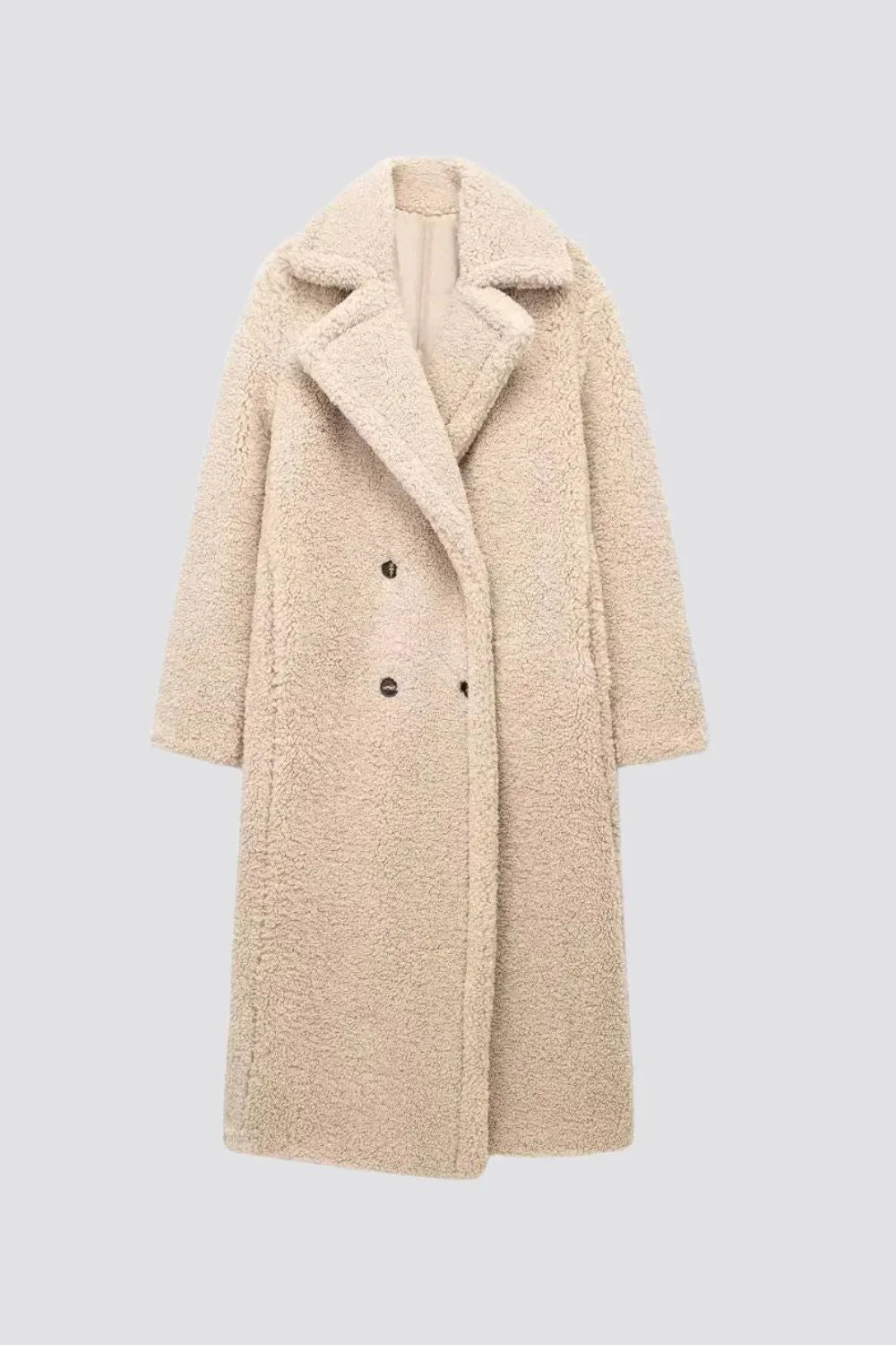 Martina | Long Teddy Coat