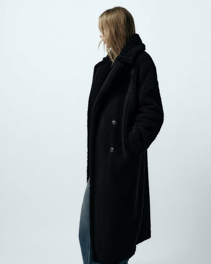 Martina | Long Teddy Coat