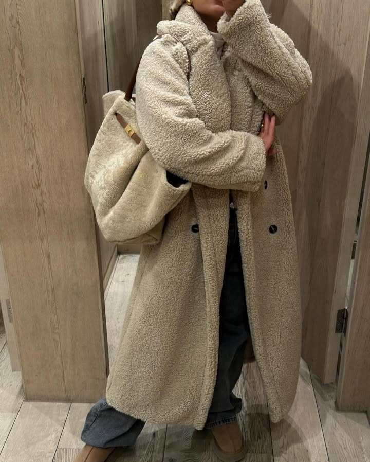 Martina | Long Teddy Coat