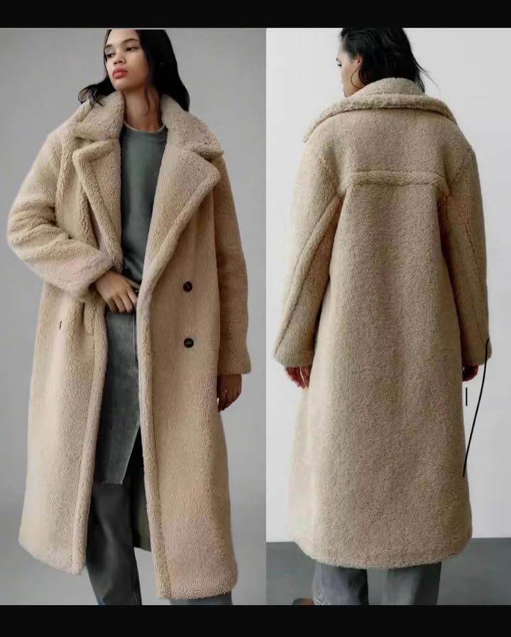 Martina | Long Teddy Coat