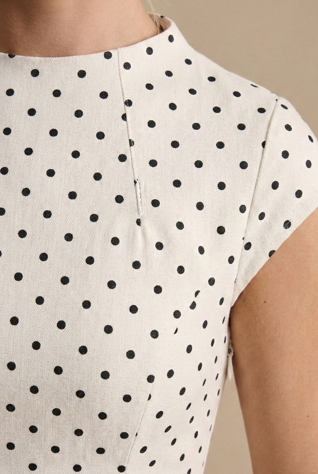 Clémentine | Polka Dot Maxi Dress