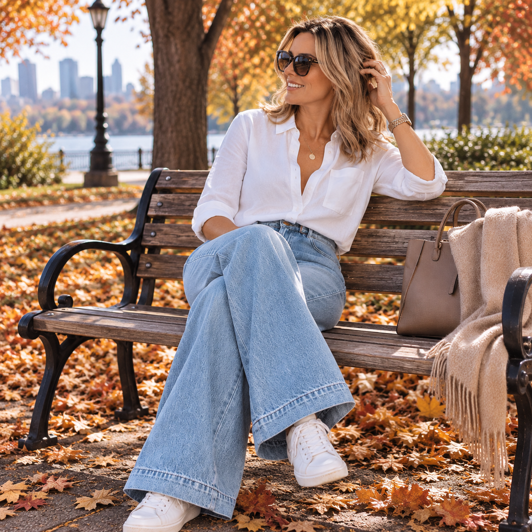 Lucia | Wide Leg Jeans with Lengthening Effect