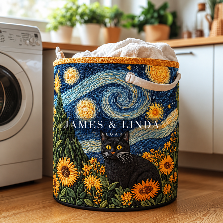 Clever Cat | Quilted Storage Basket