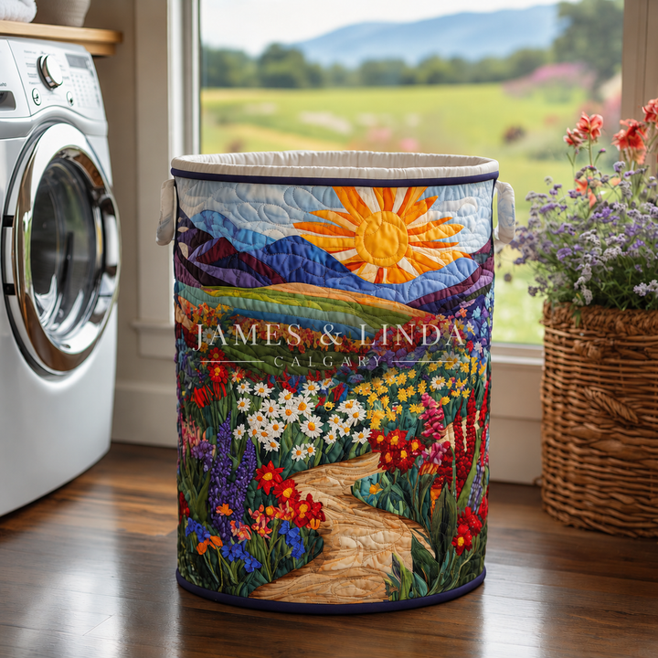 Meadow Song | Quilted Storage Basket