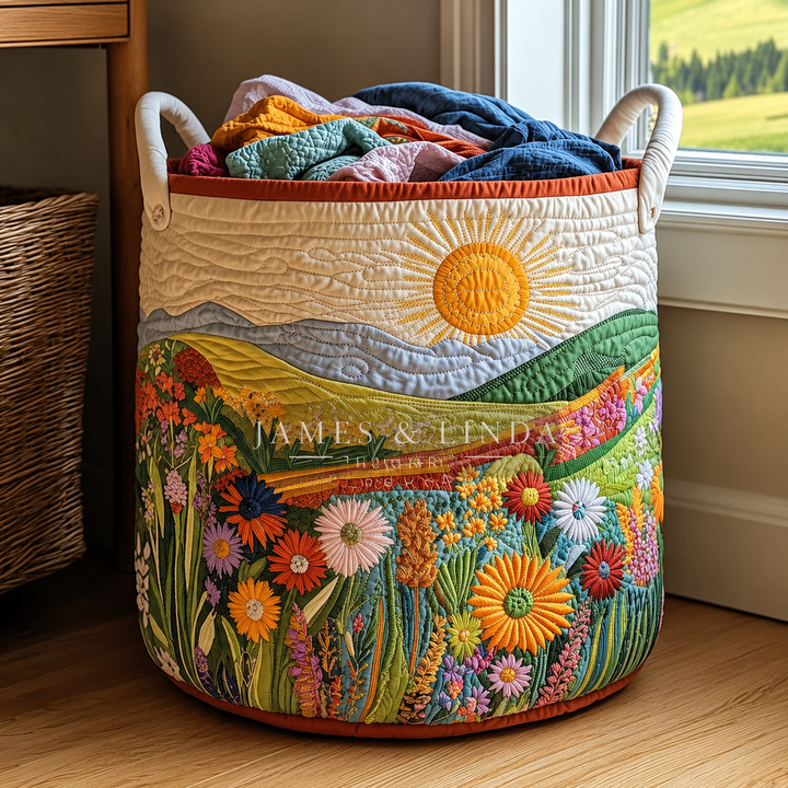Sunshine | Quilted Storage Basket