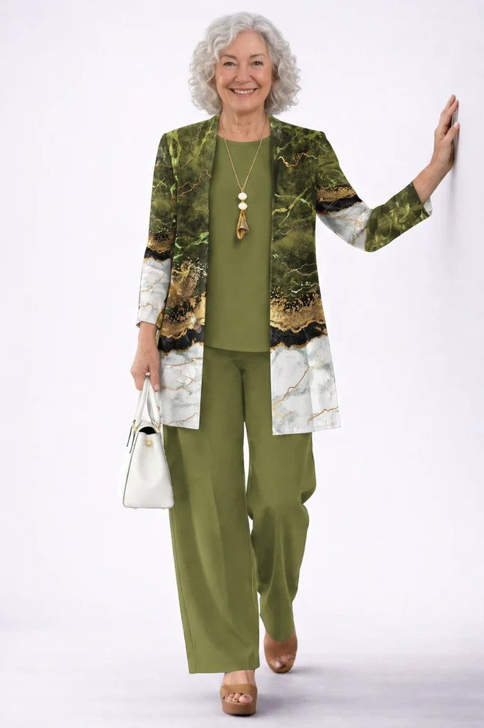 Jenilyn - Elegant Classic Three-Piece Set