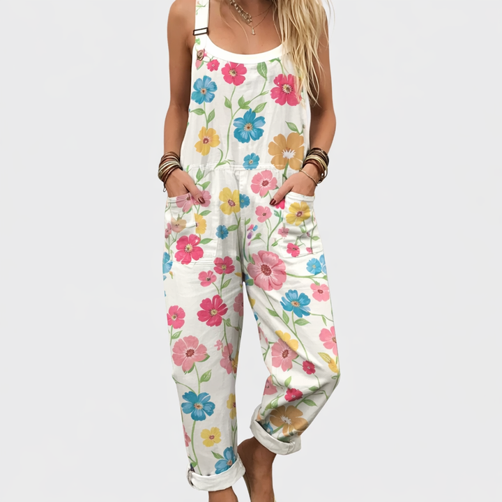 Monica | Comfortable Printed Overalls