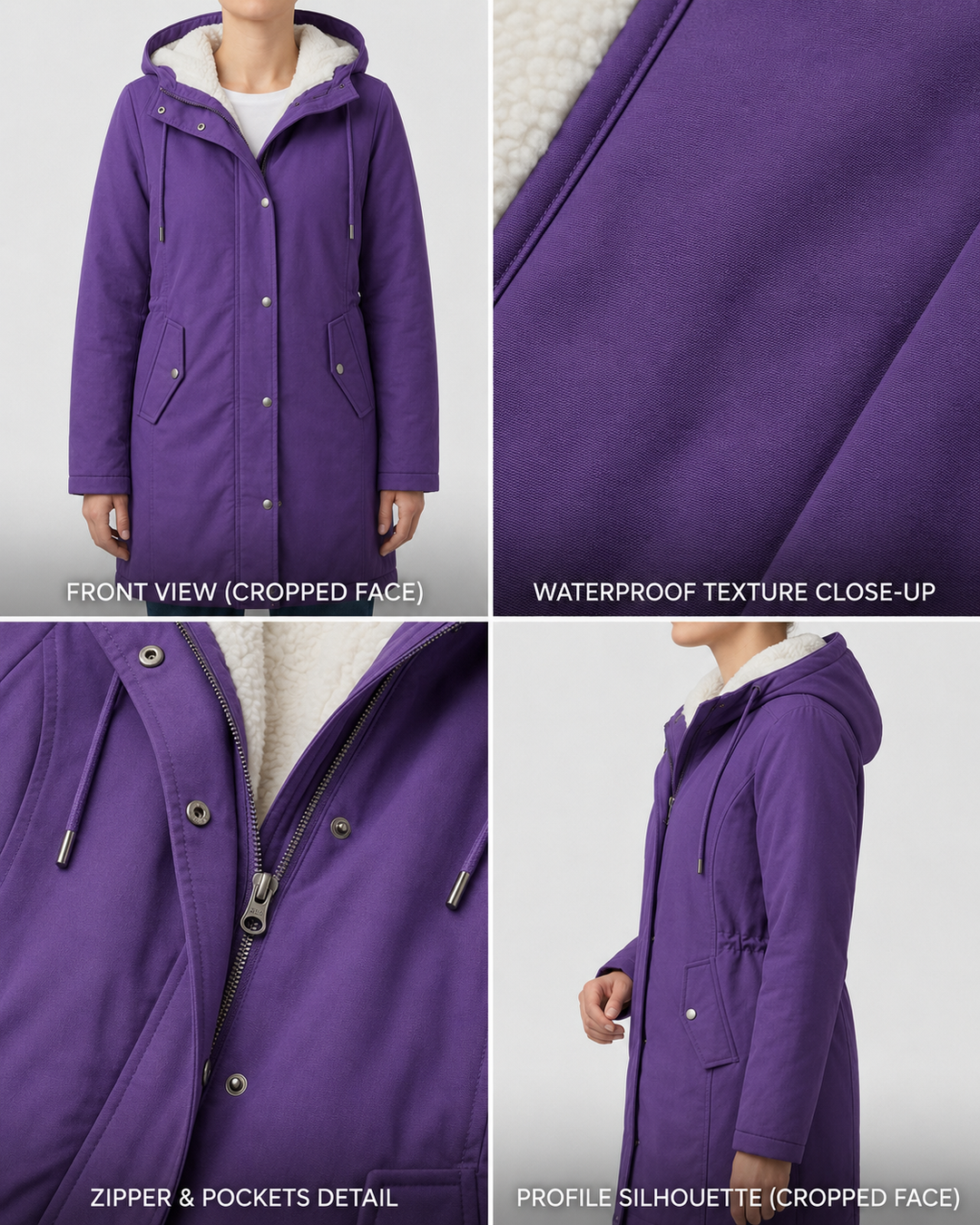 Adriana | Long Waterproof Parka
