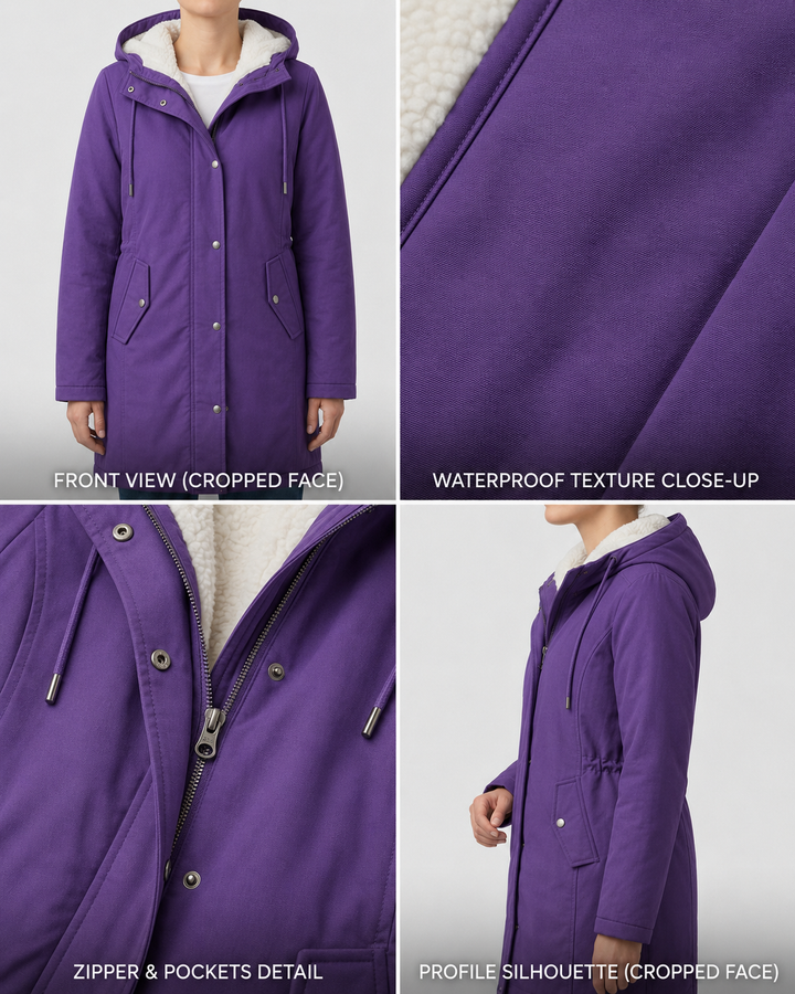 Adriana | Long Waterproof Parka