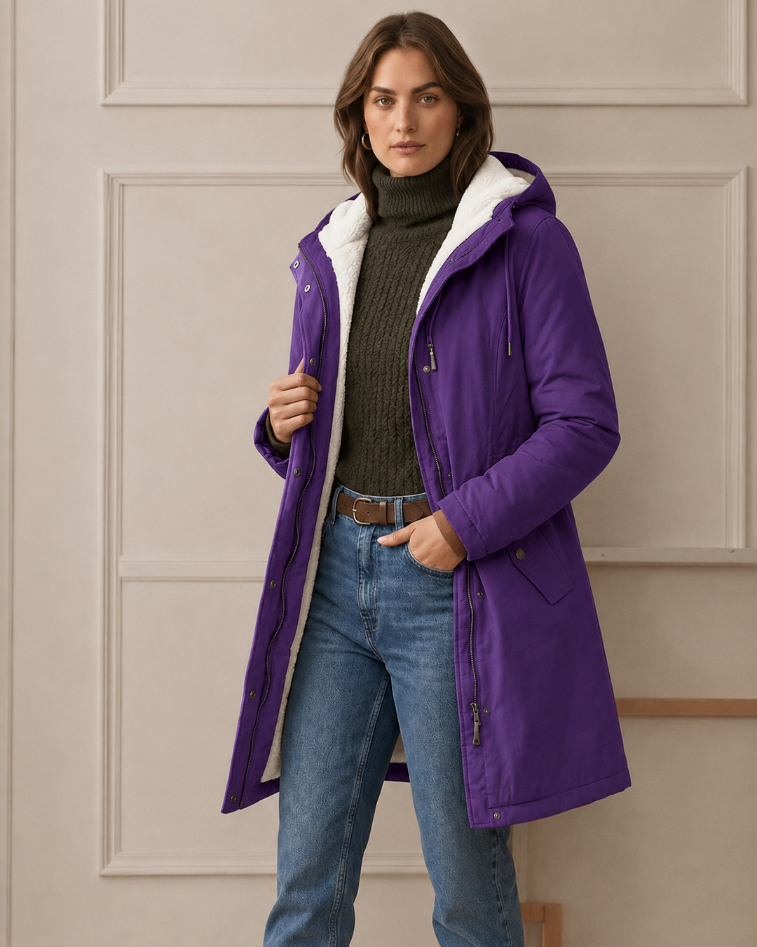 Adriana | Long Waterproof Parka