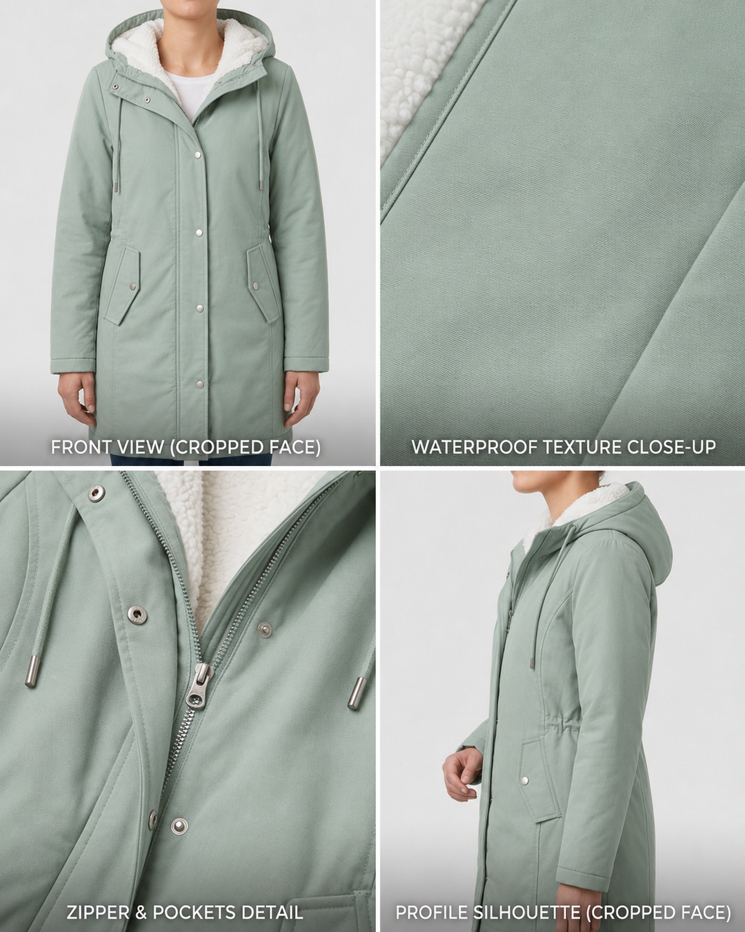 Adriana | Long Waterproof Parka