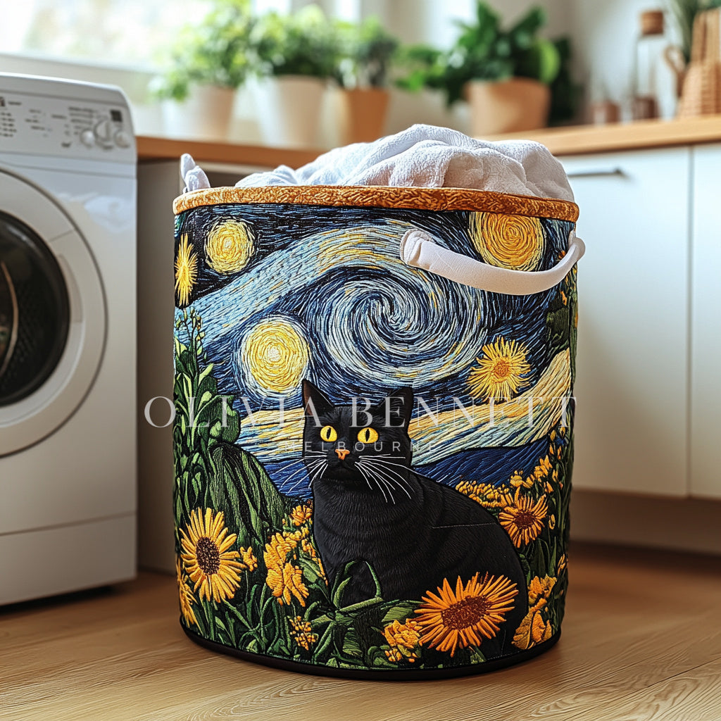 Clever Cat | Quilted Storage Basket