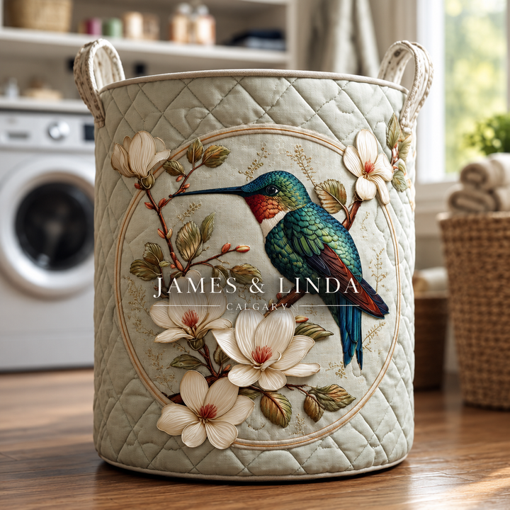 DAISY | HUMMINGBIRD LACE LAUNDRY BASKET