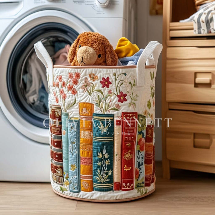 Fiction Escape |  Quilted Storage Basket