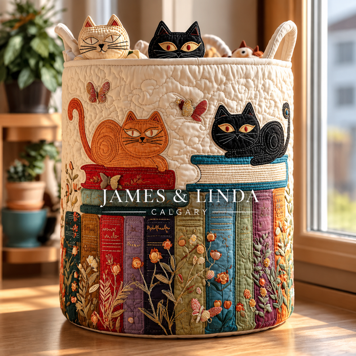 POPPY | CAT PARADE LAUNDRY BASKET