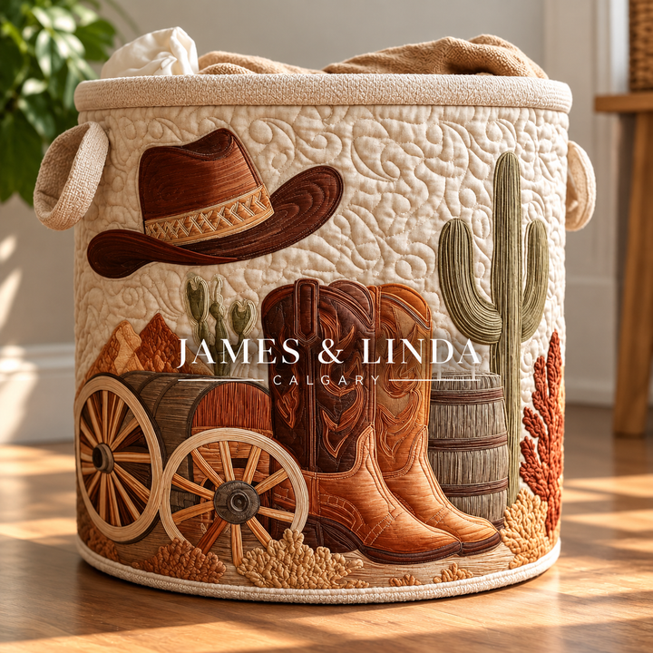 Western Spirit | Quilted Storage Basket