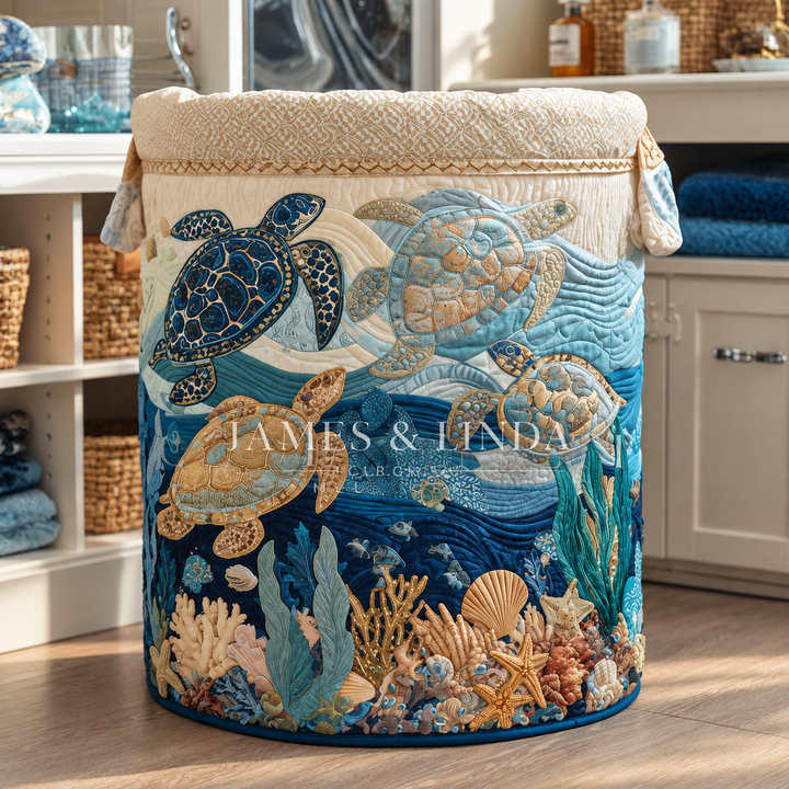 PEARL | SHELL SHINE LAUNDRY BASKET