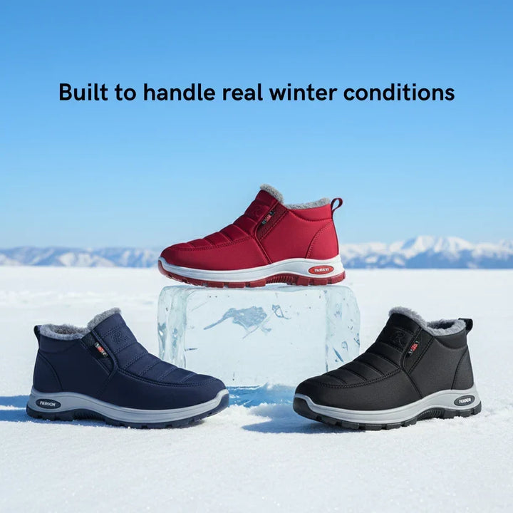 Brielle | Quilted Waterproof Slip-On Ankle Boots