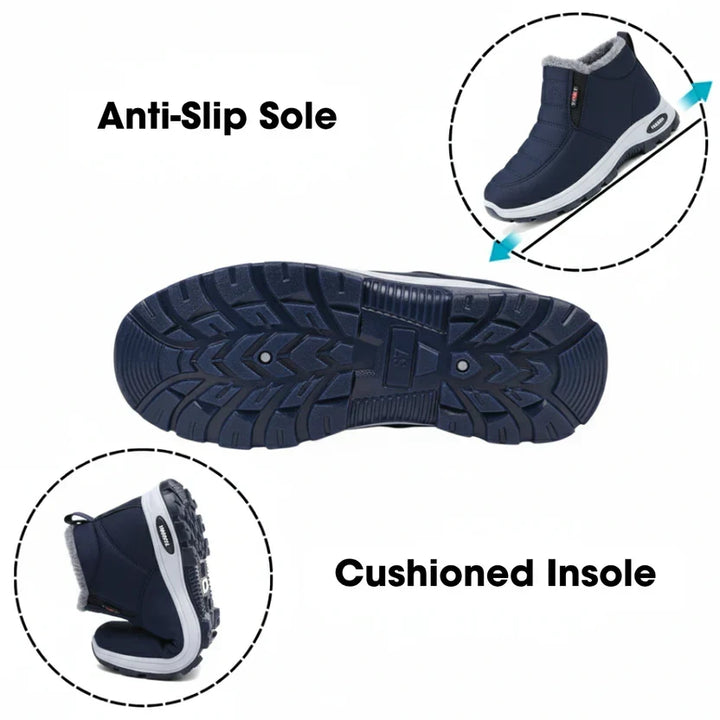 Brielle | Quilted Waterproof Slip-On Ankle Boots