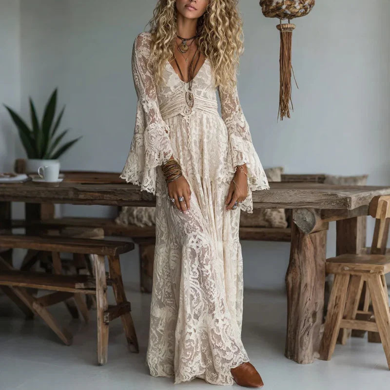 Luisa - Vintage Long Mermaid Cut Dress
