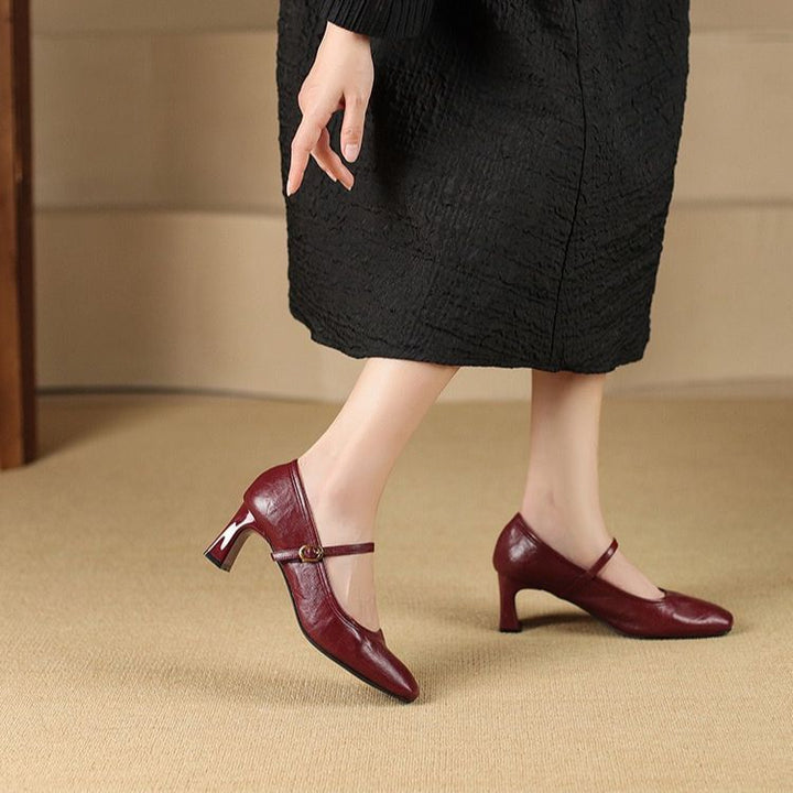 Aeri Leather Heels