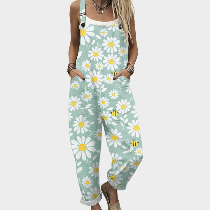 Amanda | Comfortable Printed Overalls