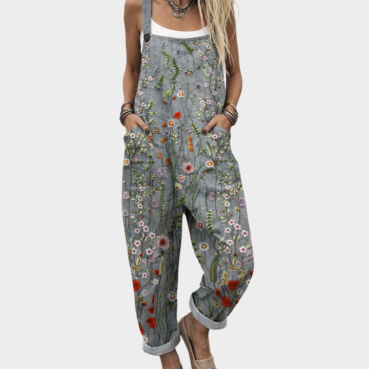 Lucie | Comfortable Printed Overalls