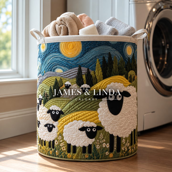 MATILDA | LAMB MEADOW LAUNDRY BASKET