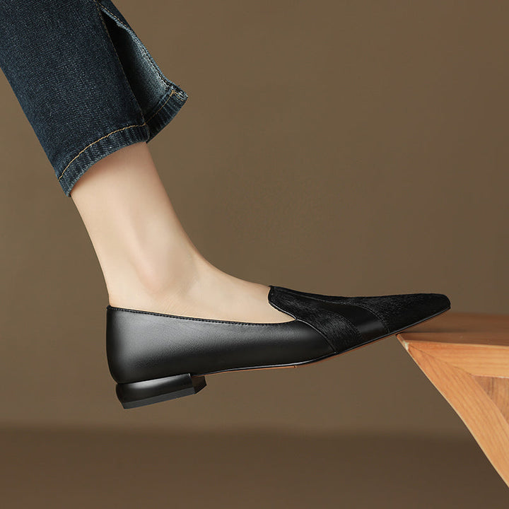 Kiara Genuine Leather Flats