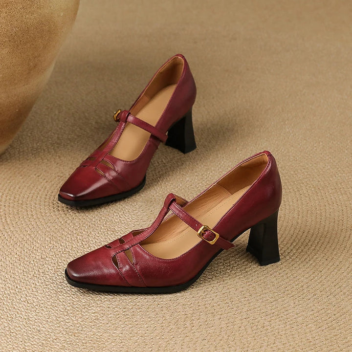 Talons en cuir véritable Tyla