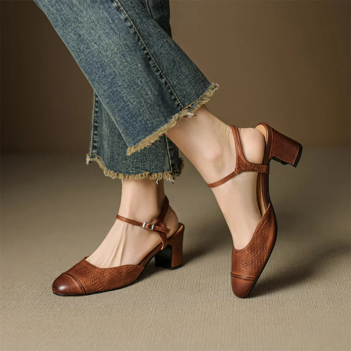 Escarpins en Cuir Véritable Neiro