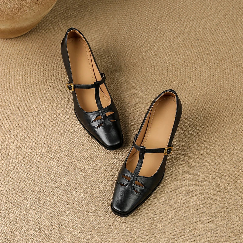 Talons en cuir véritable Tyla