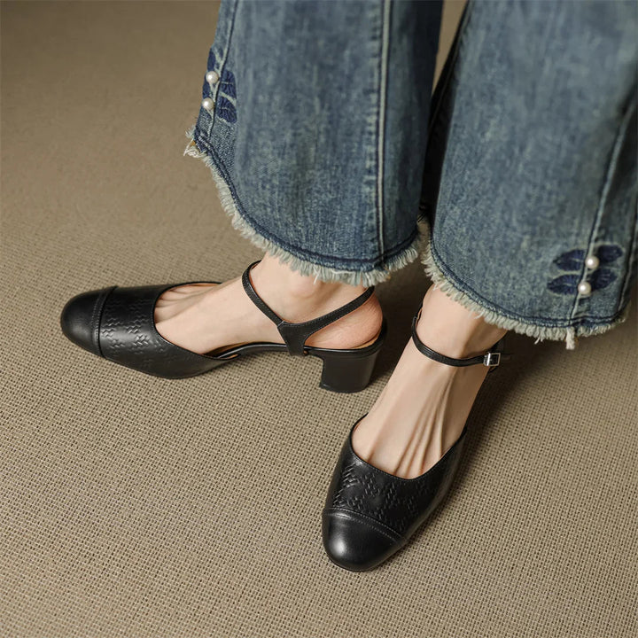 Escarpins en Cuir Véritable Neiro