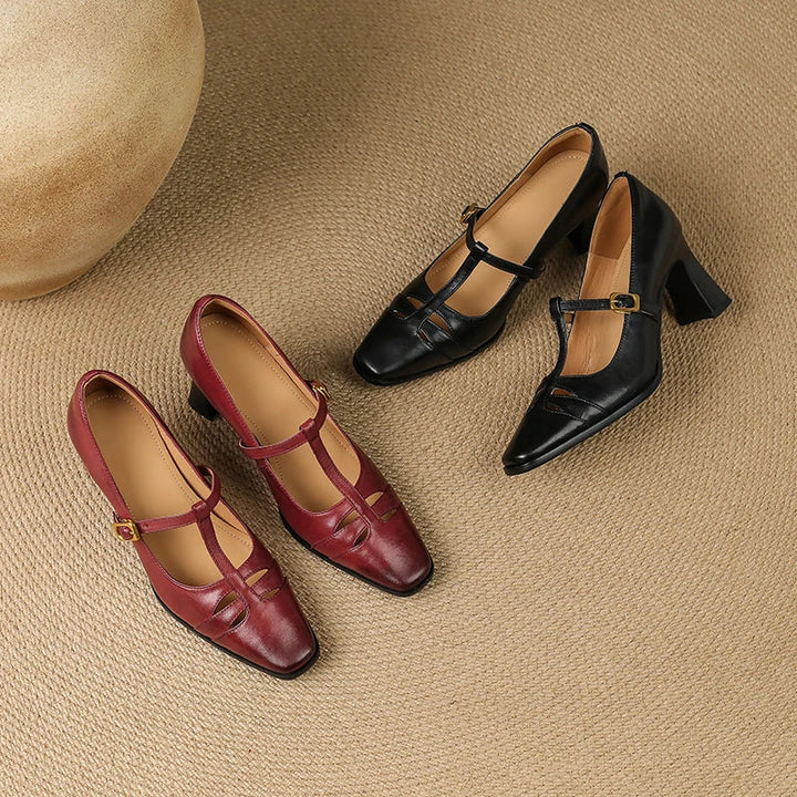 Talons en cuir véritable Tyla