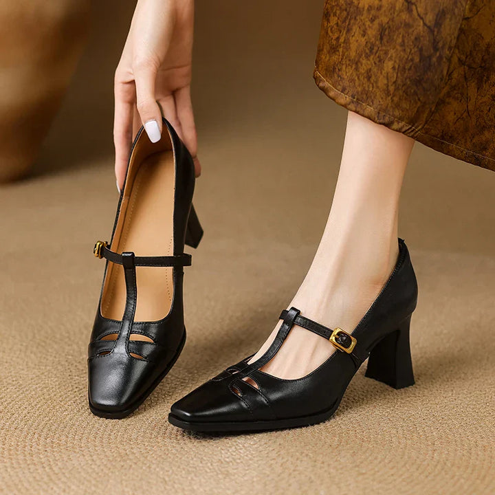 Talons en cuir véritable Tyla