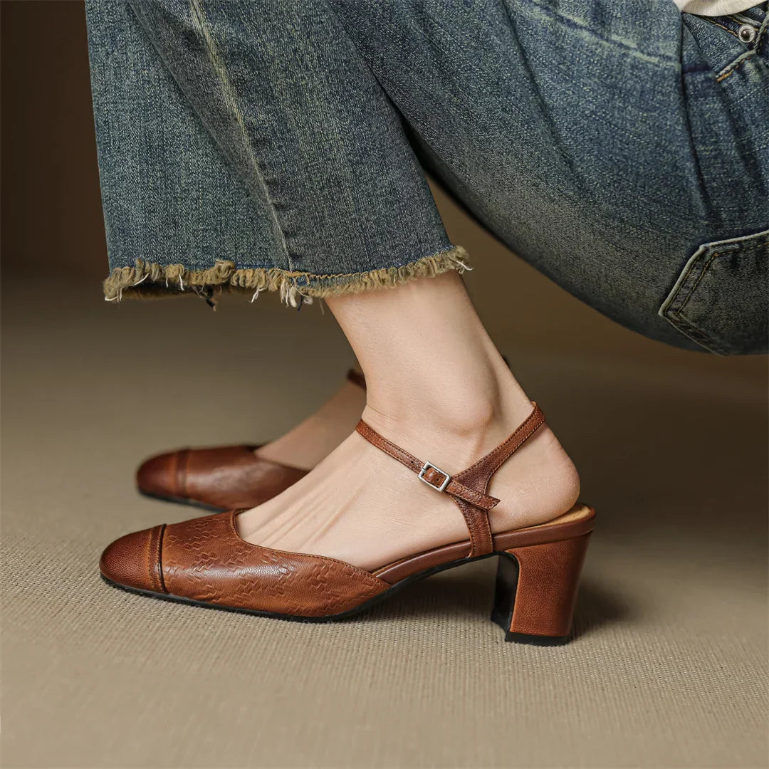 Escarpins en Cuir Véritable Neiro