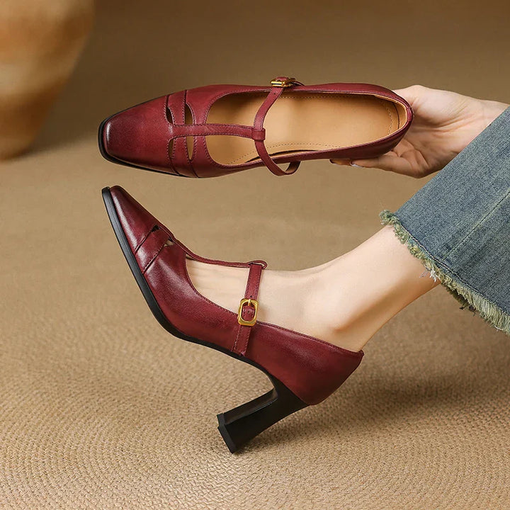 Talons en cuir véritable Tyla