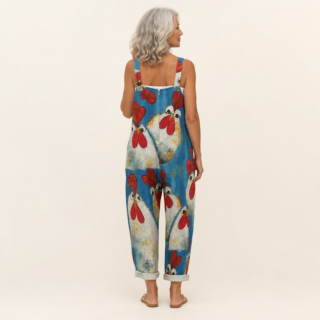 Paula | Comfortable Printed Overalls